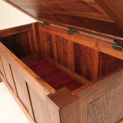 Walnut coffee table/blanket chest - Furniture