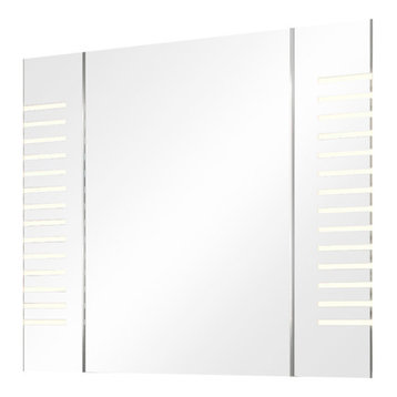 Ambient White Bathroom Mirror Cabinet, 60x65 cm