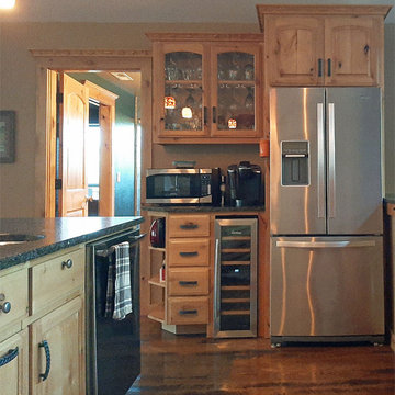 Rustic Hickory Kitchen with a Natural Finish 2