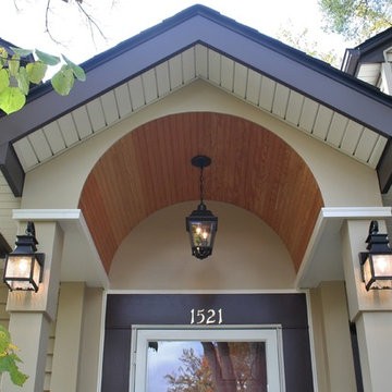 Exterior Remodel With New Covered Front Porch