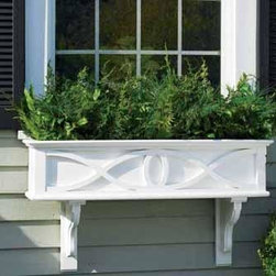 Medallion Window Box - Window Treatments