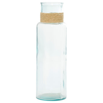 Coastal Clear Recycled Glass Vase 18230