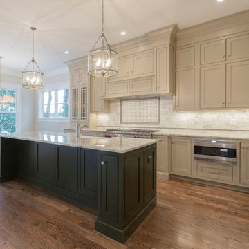 Hutchins Kitchen - Inset Flat Panel w/ Custom Paint