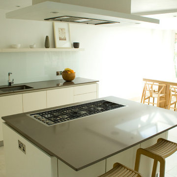 nxline kitchen in matt lacquer