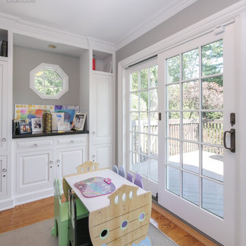 Sliding French Doors in Bright Play and Home School Area - Renewal by Andersen N