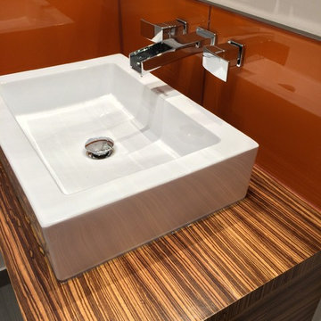 Modern bathroom transformation