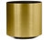 Cylinder Plant Container, Brushed Gold, 12"