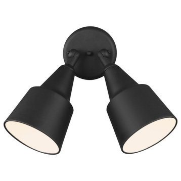 Sea Gull 2-LT Adjustable Swivel Flood Light 8560702-12 - Black