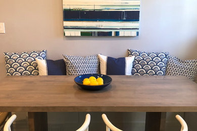 Transitional dining room photo in San Francisco