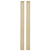 5"Wx90"Hx2"D With 13 3/8" Attached Plinth, Fluted Pilaster, Each