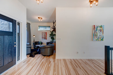 Example of a trendy home design design in Calgary