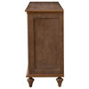 Traditional Sideboard With 3 Drawers, Acorn