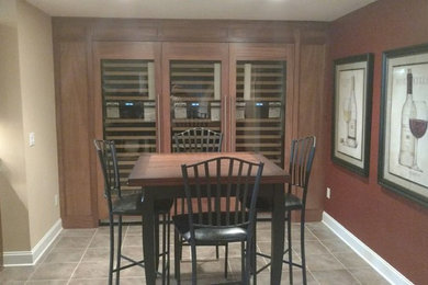 Elegant wine cellar photo in Cleveland