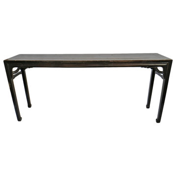 Consigned Black Ming Console Table