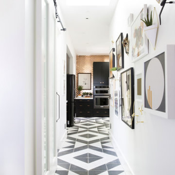Black and Copper Kitchen