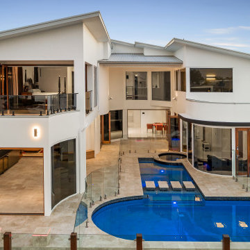New pool, spa, outdoor area and kitchen completed in Pelican Waters