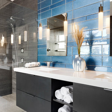 Clean and Contemporary Mukilteo Master Bath