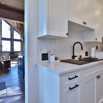 Deerfoot Lodge prep kitchen
