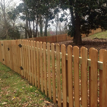 Cedar Picket Fence