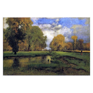 George Inness October Wall Decal, 18x27 - Traditional - Wall Decals ...