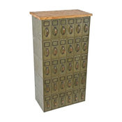 Consigned Early 20th Cent. "Stackable" Chicago Courthouse Steel Filing Cabinet
