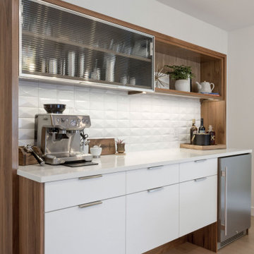 Contemporary Walnut Kitchen