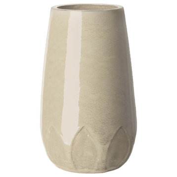 Cream Calyx Vase
