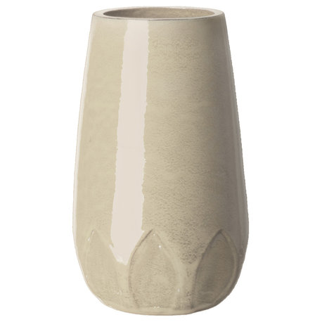 Cream Calyx Vase