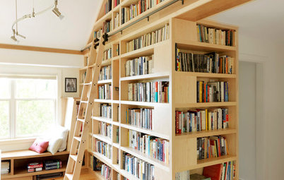 Room of the Week: A Lake House Library in the Trees