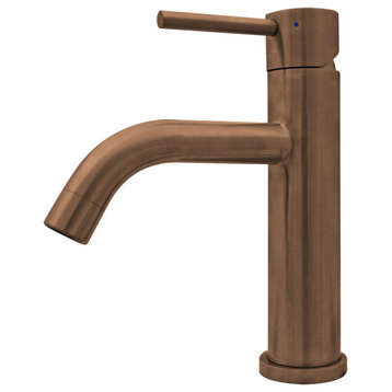 Whitehaus WHS8601-SB Waterhaus 1.2 GPM 1 Hole Bathroom Faucet - - Copper