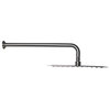 12" Square Shower Head With 19" Shower Arm, Satin Nickel