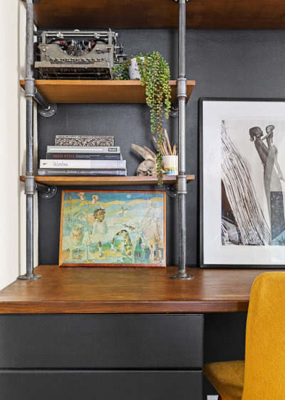 Eclectic Home Office by STORIE