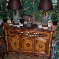 Birch Bark Console Table - Side Tables And End Tables