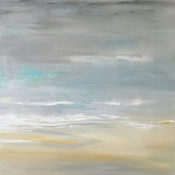 "Oceanic Illusions II" 36 x 36 original on canvas by Paola Dawson - Wall Decor