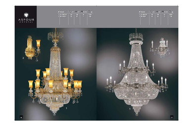 Asfour Crystal Chandeliers "Empire Series"