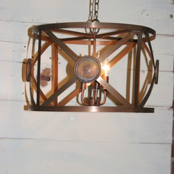 The X Drum Lantern - Outdoor Hanging Lights