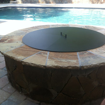 Round Fire Pit Cover