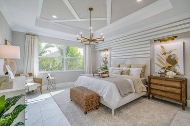 Example of a bedroom design in Orlando