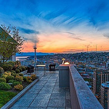 that sky and the view....Space Needle in distance