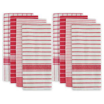 Basic Dish Towels, Set of 8, Red