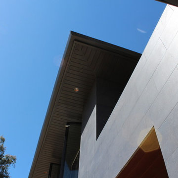 Temecula Ca. Soffit, Fascia, Gutters, Downspouts, Beam Cap, After Stucco