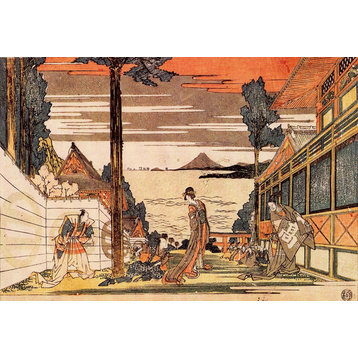 First Act by Katsushika Hokusai, art print