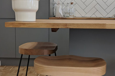 Inspiration for a scandinavian kitchen remodel in London