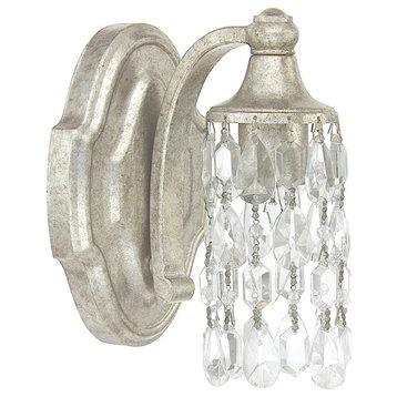 Capital Lighting Blakely 1 Light Sconce 7.75", Antique Silver