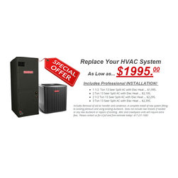 2 Ton Goodman HVAC Installation - Products