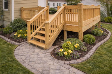 Front Porch & Elevated Backyard Deck Construction — Huntsville, AL