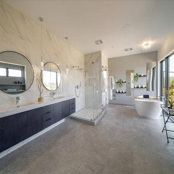 Contemporary floating vanities - Eclipse cabinetry