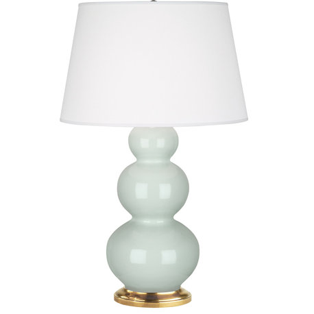 Triple Gourd Table Lamp, Celadon