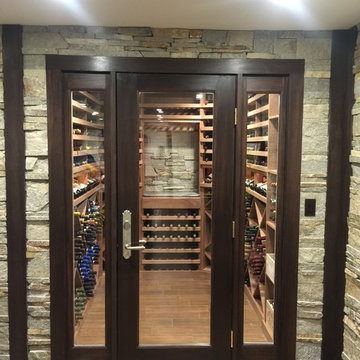 matching stone and custom racking