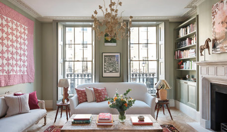 Houzz Tour: A Listed Townhouse Gains Colour and Period Character